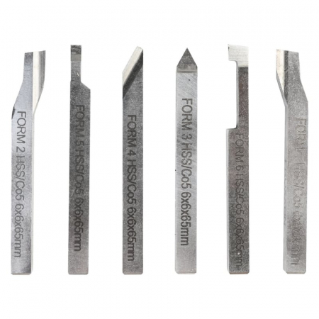 Masina debitat metal - Set cutite pentru strung de metal FD 150/E Micromot Proxxon 24524, 6 piese