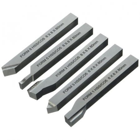 Set cutite pentru strung de metal PD 230/E, PD 250/E Micromot Proxxon 24530, 5 piese [2]