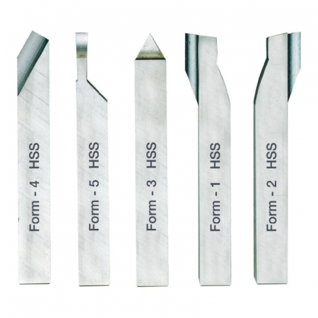Masina debitat metal - Set cutite pentru strung de metal PD 230/E, PD 250/E Micromot Proxxon 24530, 5 piese