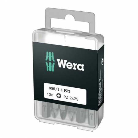 Scule de Mana - Set de biti Pozidrive 855/1 Z Wera 05072404001, PZ2x25 mm