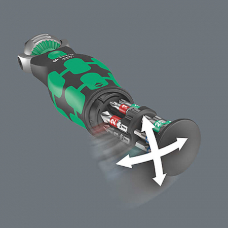 Set de biti si surubelnita cu clichet 12 in 1 Zyklop Pocket Wera 05004280001 [7]