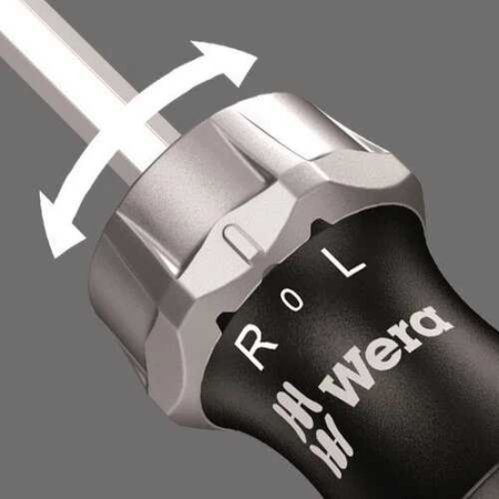 Set de biti si surubelnita cu clichet 7 in Kraftform Kompakt 27 RA 1 SB 1 Wera 05073660001 [6]