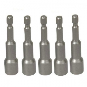 Adaptoare Pentru Biti - Set de biti tubulari magnetici Troy 22291, Ø 8 x 65 mm, 5 bucati