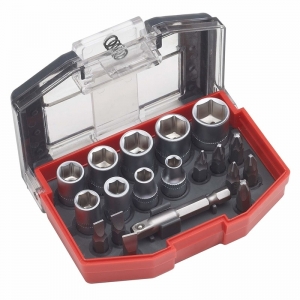 Set Biti - Trusa de biti si tubulare Meister 3384300, 19 piese