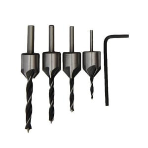 Burghie - Set burghie de lemn pentru suruburi infundate Mannesmann 54805, Ø4-10 mm, 5 piese