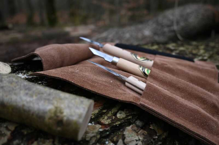 Set de cutite pentru sculptura in lemn Kirschen 3307000, 3 piese [7]