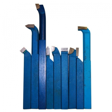 Set de cutite pentru strunjire metal de diferite forme Gude 40322, 9 piese [1]