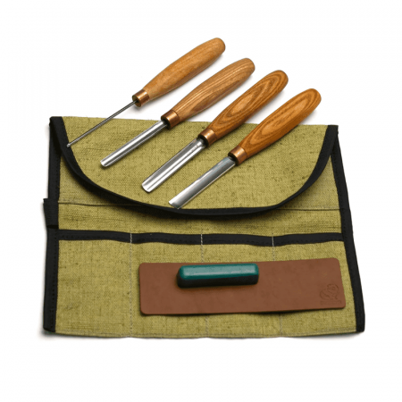 Scule de Mana - Set de dalti pentru sculptura in lemn BeaverCraft SC02, 6 piese