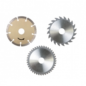 Set discuri pentru fierastrau circular PL285 Scheppach 7901805704, Ø89x10 mm, 3 piese