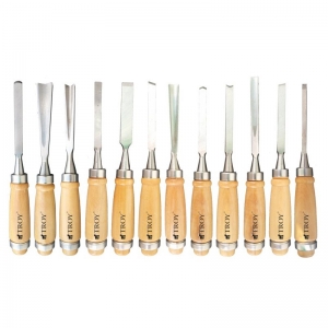 Scule Tamplarie - Set de dalti pentru lemn Troy 25004, 200 mm, 12 piese