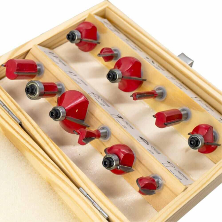 Set de freze pentru lemn ROX Wood 153ROX0309, Ø6 mm, 12 piese [3]