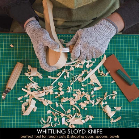 Set de sculptura in lemn BeaverCraft S01, 4 piese [6]