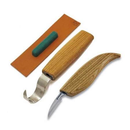 Articole Pentru Casa - Set de sculptura in lemn BeaverCraft S02, 4 piese