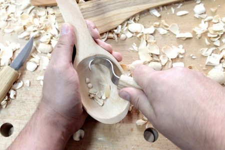 Set de sculptura in lemn BeaverCraft S02, 4 piese [5]