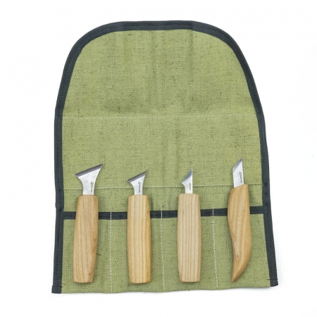 Articole Pentru Casa - Set de sculptura in lemn BeaverCraft S05, 4 piese