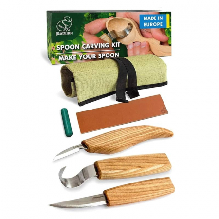 Set de sculptura in lemn BeaverCraft S13, 5 piese [2]