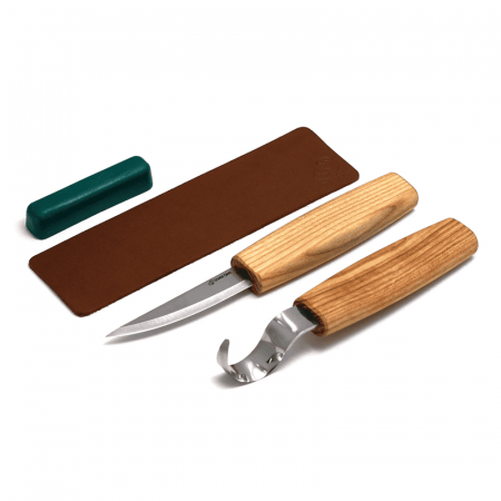 Articole Pentru Gradina - Set de sculptura in lemn BeaverCraft S03, 4 piese
