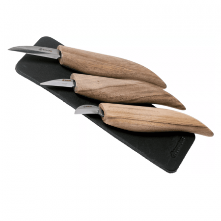 Set de sculptura in lemn BeaverCraft S15X, 5 piese, plus husa din piele [1]