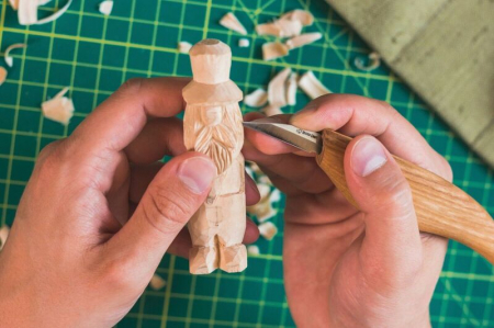 Set de sculptura in lemn BeaverCraft S17, 5 piese [6]