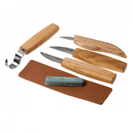 Cutite sculptura lemn - Set de sculptura in lemn BeaverCraft S48, 6 piese