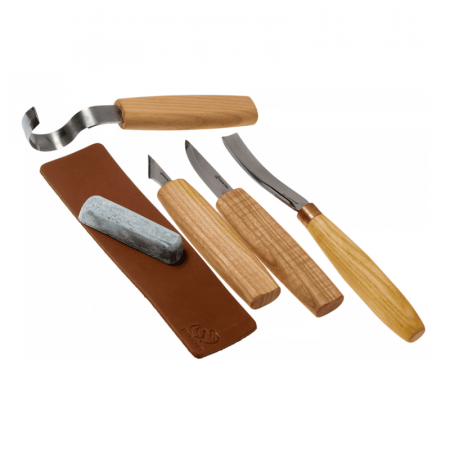 Cutite sculptura lemn - Set de sculptura in lemn BeaverCraft S49, 6 piese