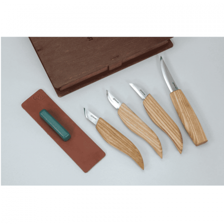 Set de sculptura in lemn, in cutie BeaverCraft S07book, 6 piese [3]