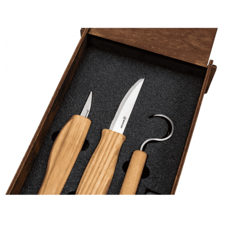 Set de sculptura in lemn, in cutie BeaverCraft S13book, 6 piese [2]