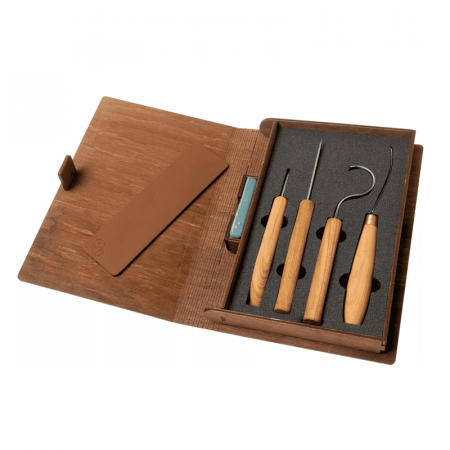 Set de sculptura in lemn, in cutie BeaverCraft S43book, 6 piese [1]