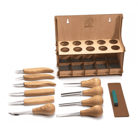Set de sculptura in lemn, in cutie BeaverCraft S52, 13 piese [1]