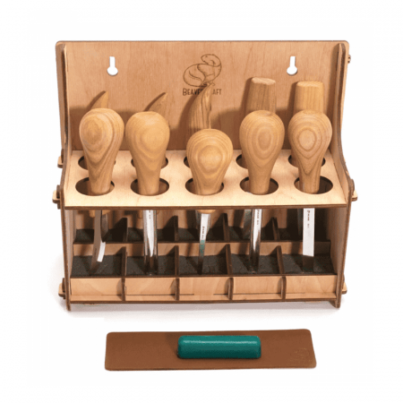 Articole Pentru Gradina - Set de sculptura in lemn, in cutie BeaverCraft S52, 13 piese