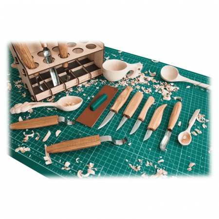 Set de sculptura in lemn, in cutie BeaverCraft S53, 13 piese [4]