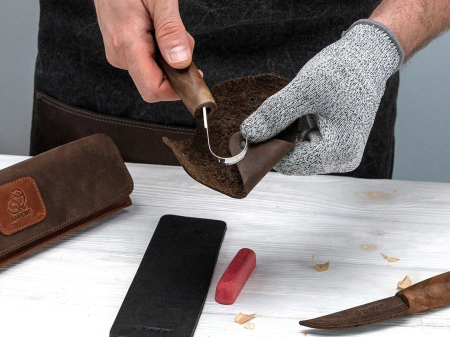 Set de sculptura lingura BeaverCraft S01X Brown, 4 piese [3]