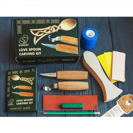 Set de sculptura lingura celtica BeaverCraft DIY04, 5 piese [1]