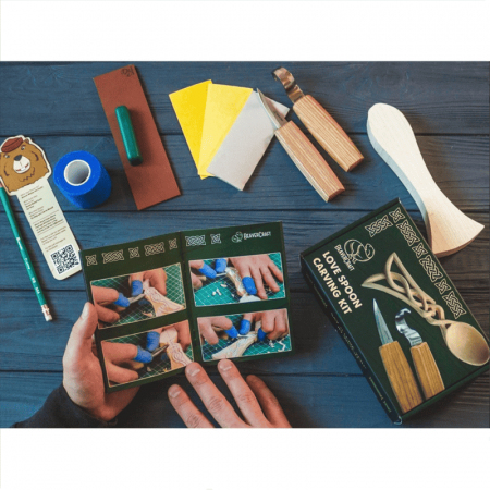 Set de sculptura lingura celtica BeaverCraft DIY04, 5 piese [2]