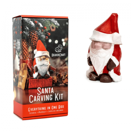 Set de sculptura Mos Craciun BeaverCraft DIY06, 5 piese [6]