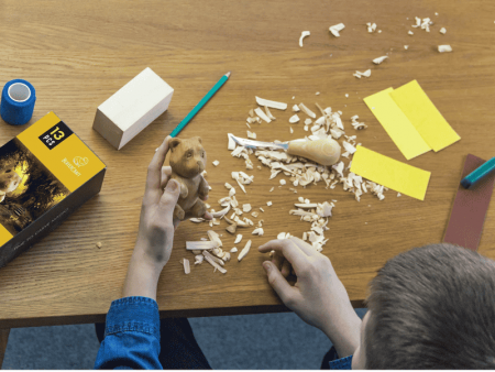 Set de sculptura ursulet BeaverCraft DIY05, 6 piese [7]