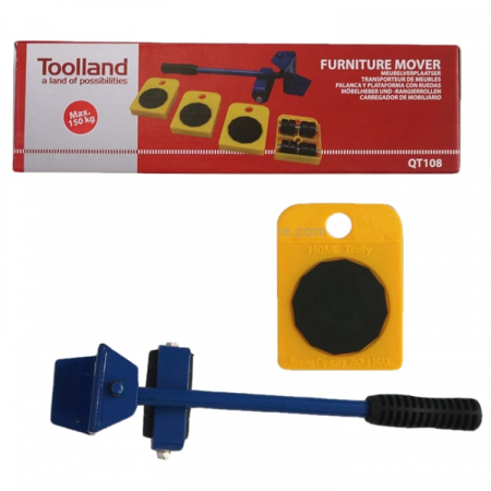 Set de suporti pentru transportat si ridicat mobila Toolland QT108, 150 Kg [3]