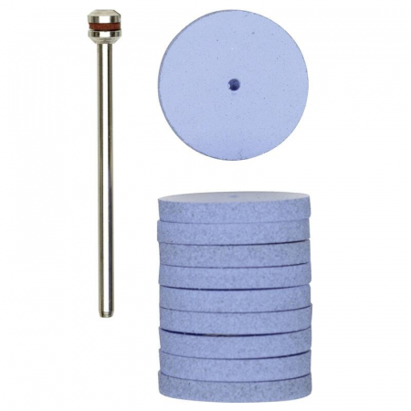 Set discuri abrazive pentru metal, slefuire fina Proxxon 28294, Ø22 mm, 11 piese [1]