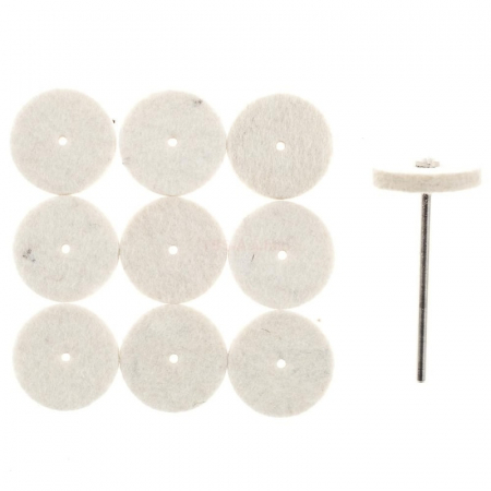 Set discuri din pasla, lustruire metal Proxxon 28798, Ø22 mm, 11 piese [1]