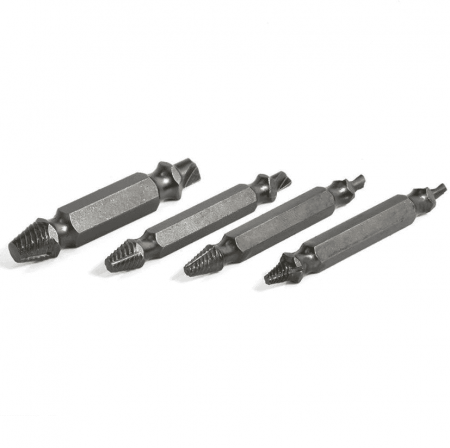 Set extractoare suruburi ROX Wood 153ROX0070, 2-8 mm, 4 piese [1]