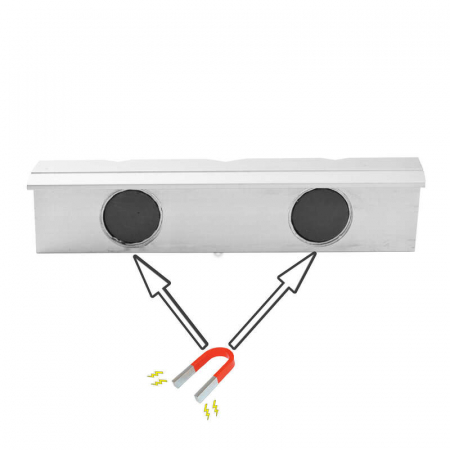 Set falci prismatice magnetice pentru menghine PB 125 Dema 19974, 125 mm [1]