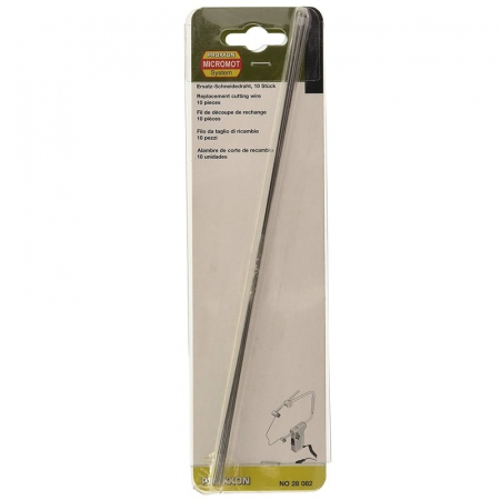 Dispozitive de taiat polistiren - Set fire de schimb pentru THERMOCUT 12/E Micromot Proxxon 28082, 290 mm, 10 bucati