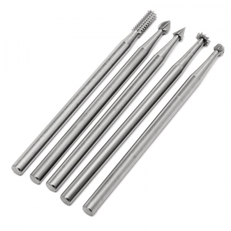 Set freze din otel-wolfram-vanadiu Proxxon 28710, Ø2.35-Ø3.1 mm, 5 piese [2]