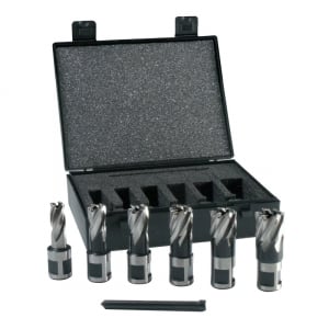Burghie - Set freze pentru masina de gaurit cu coloana Evolution CUTTERKIT, Ø12-22 mm, 6 piese