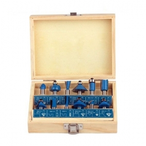 Freze Lemn - Set freze pentru lemn Wert 2504, Ø8 mm, 12 piese