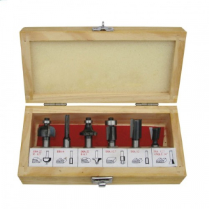 Freze Lemn - Set freze pentru lemn Gude 58315, Ø8 mm, 6 piese