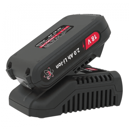 Acumulatori & Incarcatoare Scule Electrice: Bormasini, Autofiletante - Set incarcator si acumulator Li-Ion Kit LGAP 18-3020 Gude 58540 18 V, 2 Ah