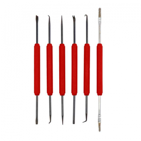Surubelnite - Set instrumente cu varf ascutit si carlige Weller WLACCSAK-02, 170 mm, 6 piese