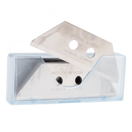 Accesorii Pentru Taiat, Gaurit si Slefuit - Set lame de rezerva tip trapez pentru cuttere profesionale Martor 60099, 10 bucati