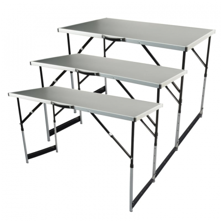 Banc de lucru – tamplarie - Set mese de lucru extensibile Mannesmann 70113, 1000x600x940 mm